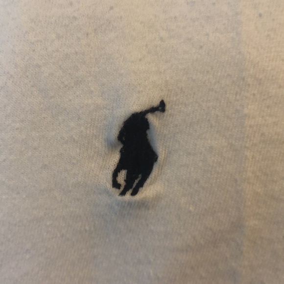 White cotton V-neck shirt size 1XL - Picture 5 of 5